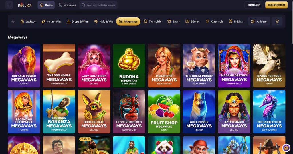 RollXO Casino Megaways