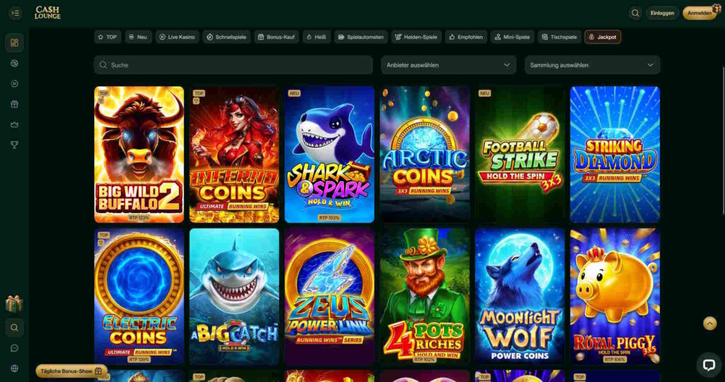 CashLounge Jackpots